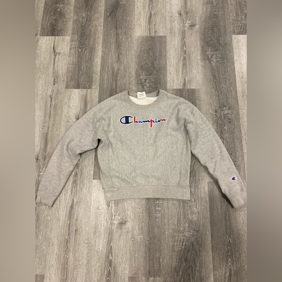 Women's Crew Neck Chenille Reverse Weave Sweatshirt Champion Size S - Picture 7 of 12